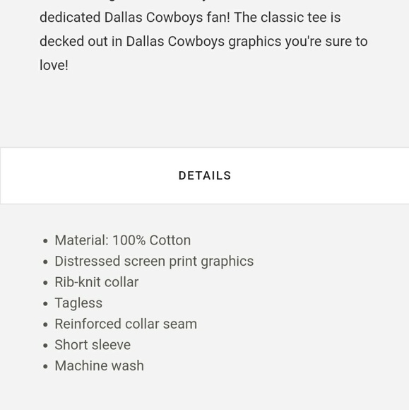 Dallas Cowboys Authentic Kids Large Helmet Graphic Long Sleeve T-shirt - Picture 7 of 7